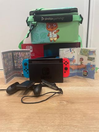 Nintendo Switch+AnimalCrossing+Smash Bros Ultimate