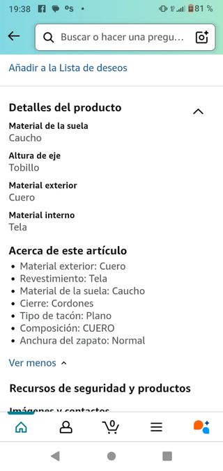 BOTAS TREKKING,MARCA NOTTON N° 38