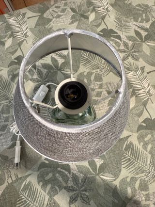 Lampada da tavolo base bottiglia Vecchia Romagna