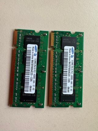 Memoria ram DDR2 512mb