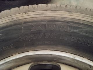 2 ruedas de eurocargo con llanta