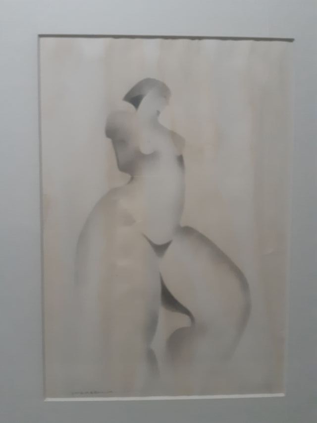 Rosa Serra. Dibujo a lápiz.