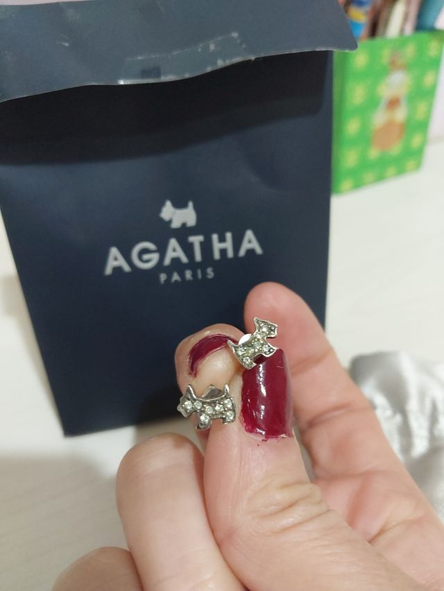 Pulsera y pendientes de Agatha 