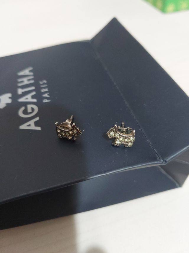 Pulsera y pendientes de Agatha 