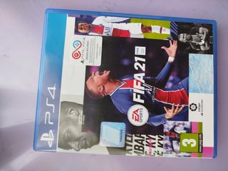 2 juegos PS4: fifa 20 y fifa 21 