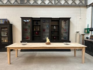 Mesa rústica madera maciza 250cm