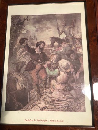Cuadros Grabados de Don Quijote