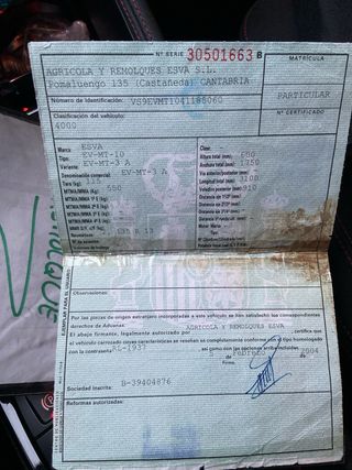 Remolque, carro motos , quad