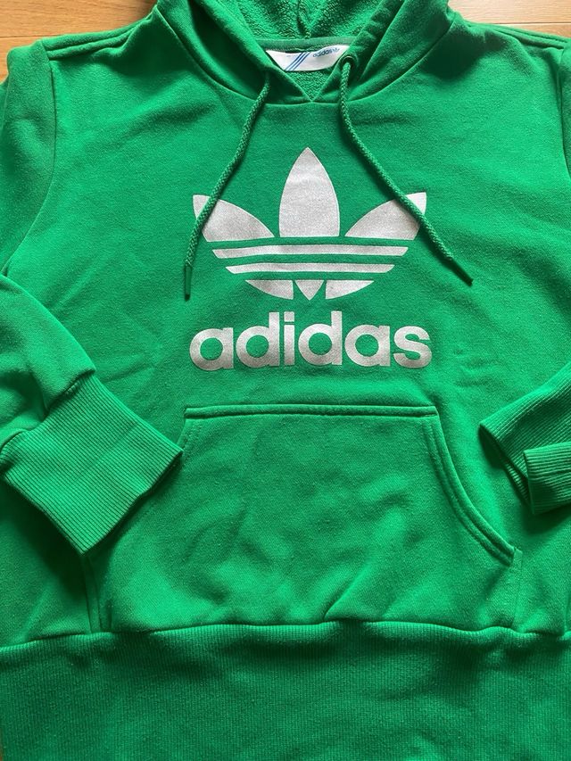 Sudadera verde Adidas original
