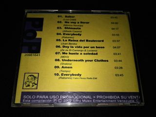 Mónica Naranjo shakira pop 2000 CD promo Venezuela