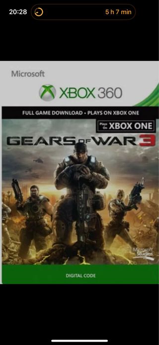 GEARS OF WAR 3 GIOCO IN DIGITALE MICROSOFT XBOX