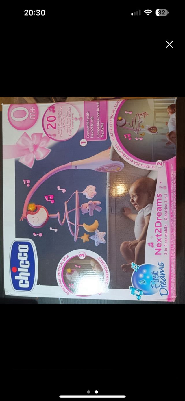 Movil de cuna chicco