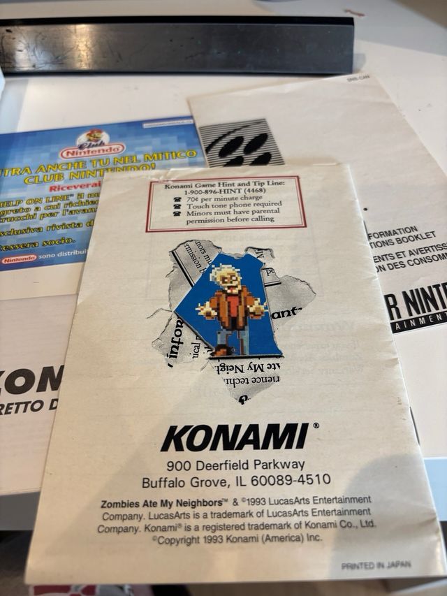 Zombies eat my neighburs super nintendo