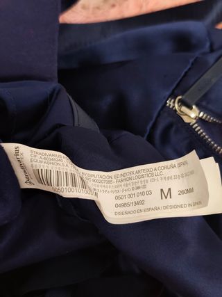Mochila azul de Stradivarius