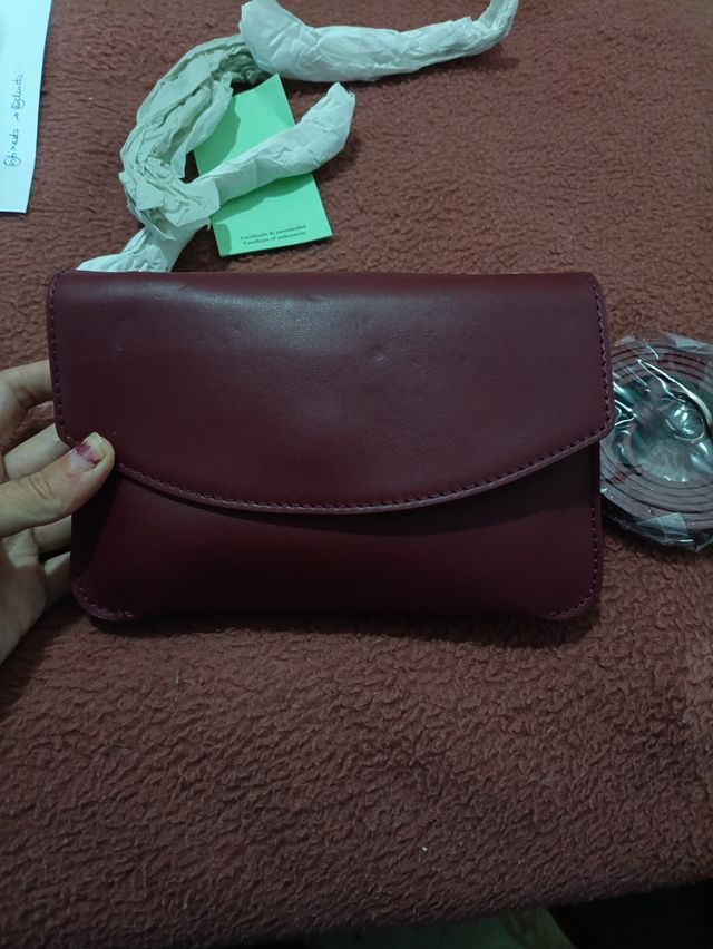 Borsa in pelle nuova di zecca tous bordeaux