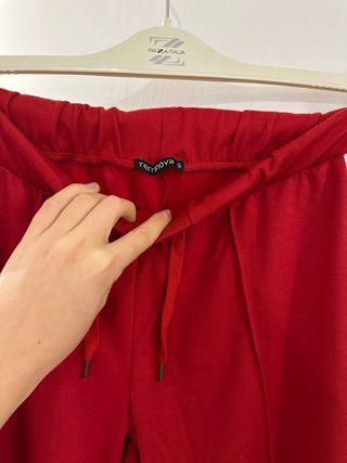 Pantalone tuta rosso
