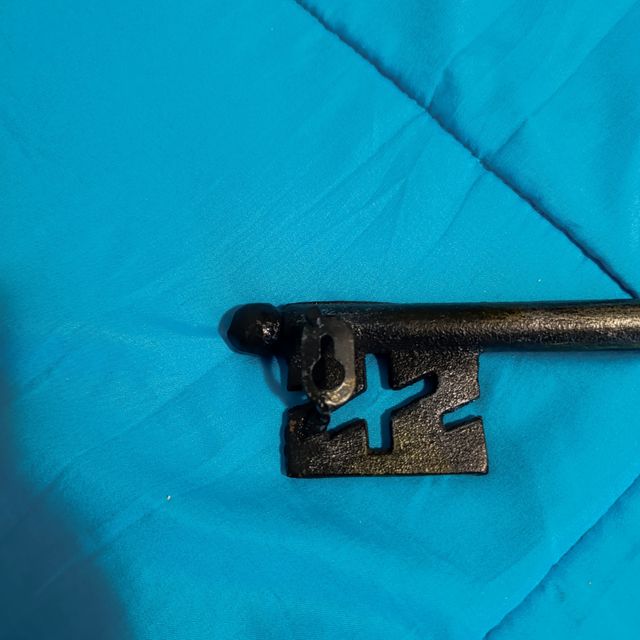 Llave antigua decorativa.