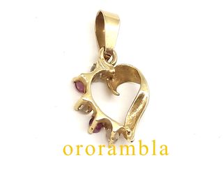 Colgante oro 18k CORAZON