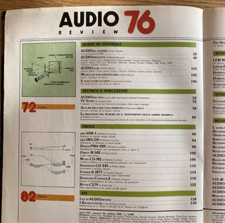 Rivista Audioreview n. 76 anno VIII ottobre 1988
