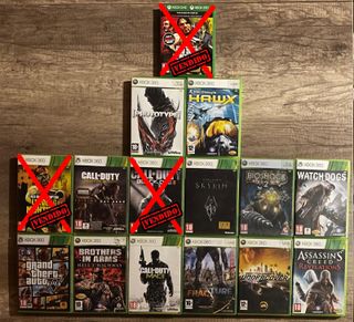 12 Juegos de XBOX 360