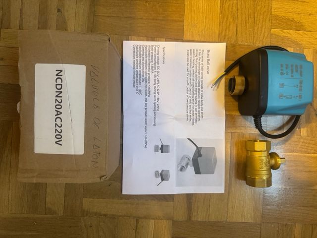 Válvula motorizada de dos vías