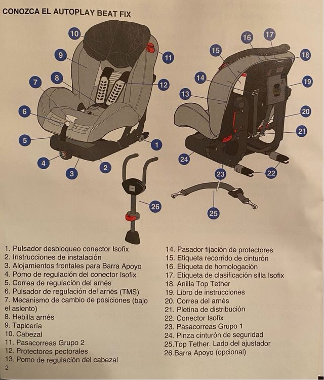 Silla bebe Playxtrem para el coche