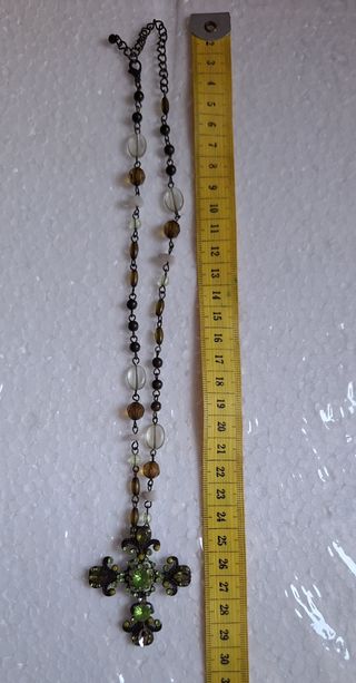 Colgante Cruz piedras