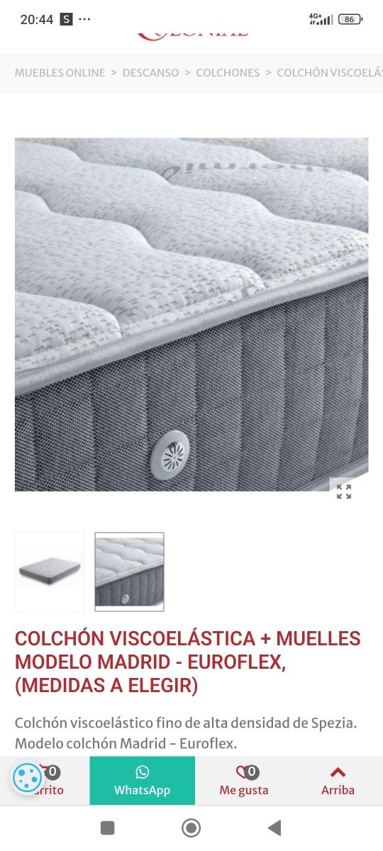 Colchón y somier de gran calidad