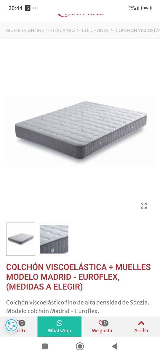 Colchón y somier de gran calidad