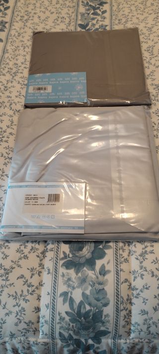 Juego de sabanas medidas 105 Funda almohada 70cm