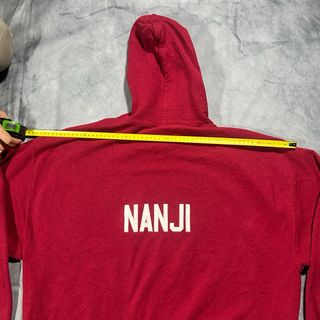 Vintage American Red Gildan “MAC Soccer” Hoodie  Size XL  blend