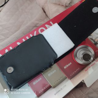 Caja de Nikon Nikonistas,trípode,fund