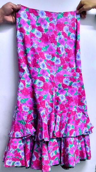 Falda flamenca estampado floral T44