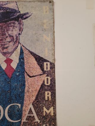 Antiguo cartel chapa metal original