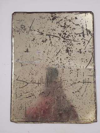 Antiguo cartel chapa metal original