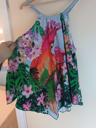 Camiseta desigual mujer 