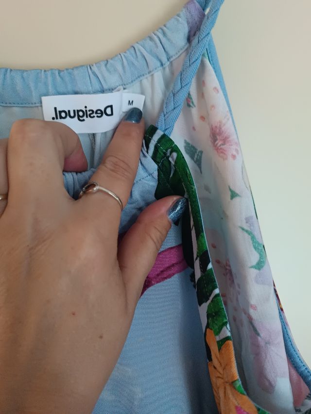 Camiseta desigual mujer