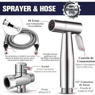 Bidé Portátil Acero Inoxidable