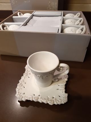 Juego de 6 tazas de café Amadeus