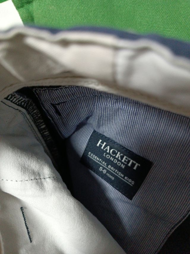PANTALÓN HACKETT TALLA 5-6 AÑOS IMPECABL