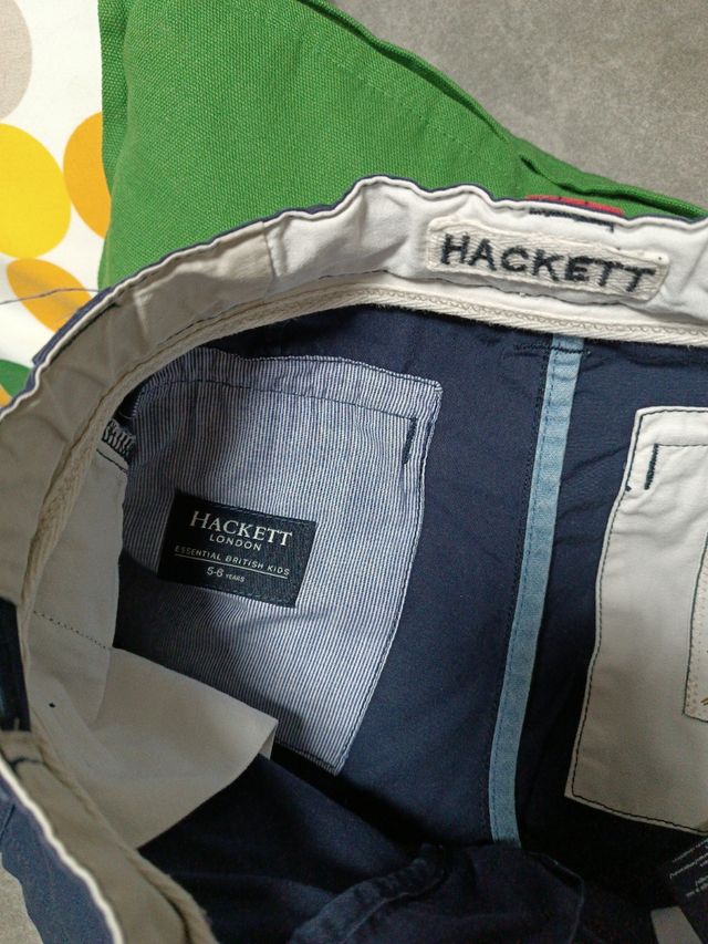 PANTALÓN HACKETT TALLA 5-6 AÑOS IMPECABL