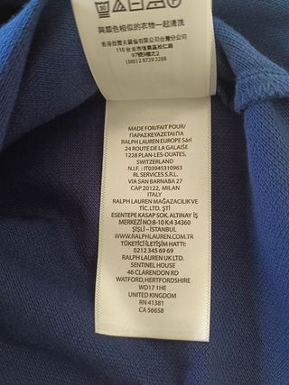 Polo Big pony Polo Ralph Lauren L azul
