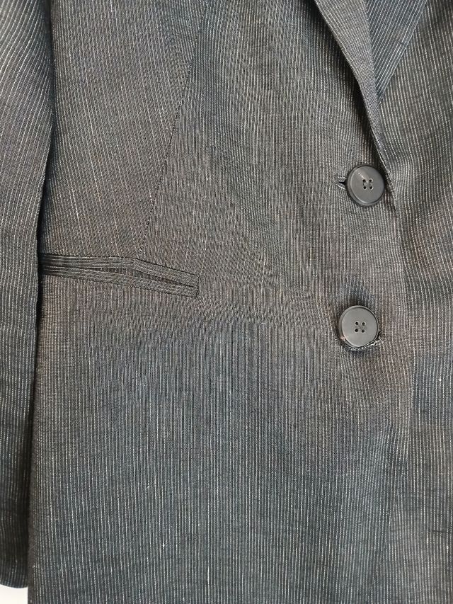 Americana gris mujer de Mango