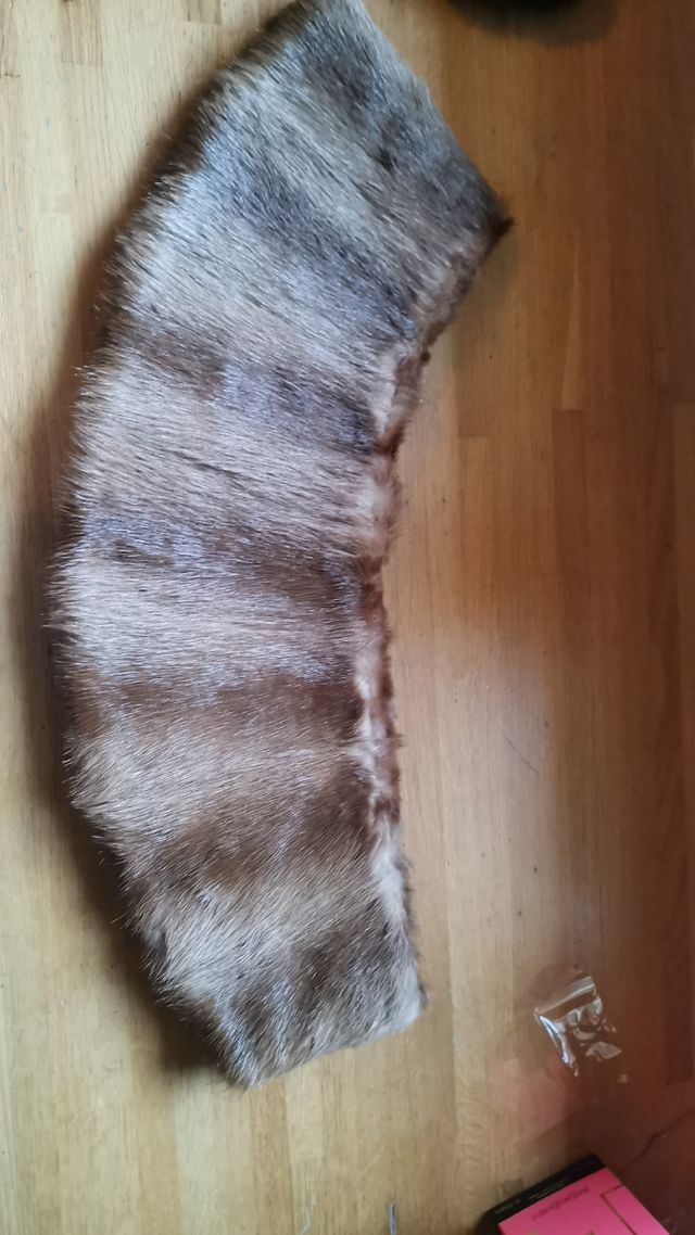 Cuello de piel vintage