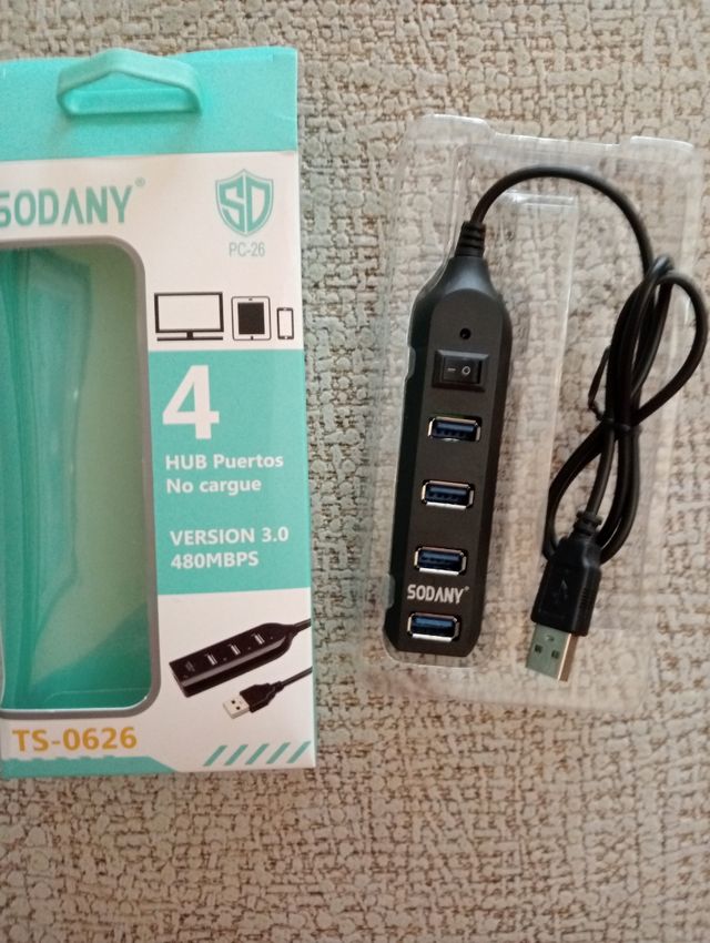 Cargadores usb con 4 entradas