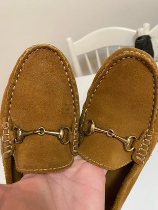 Mocasin de ante camel