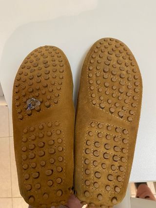 Mocasin de ante camel