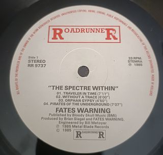 Fates Warning The Spectre Within 1985 Países Bajos