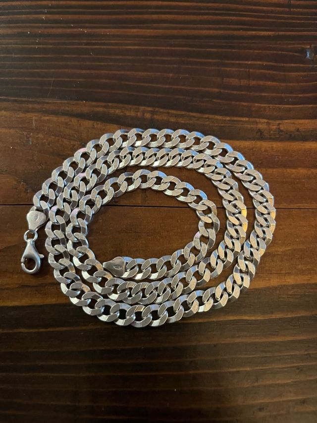 Cadena de plata Italy 925 .