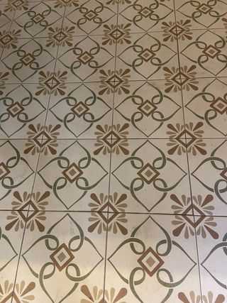 Azulejo Provenza Green Petals 